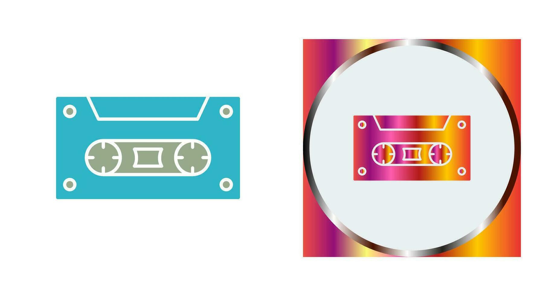 casette vector icoon