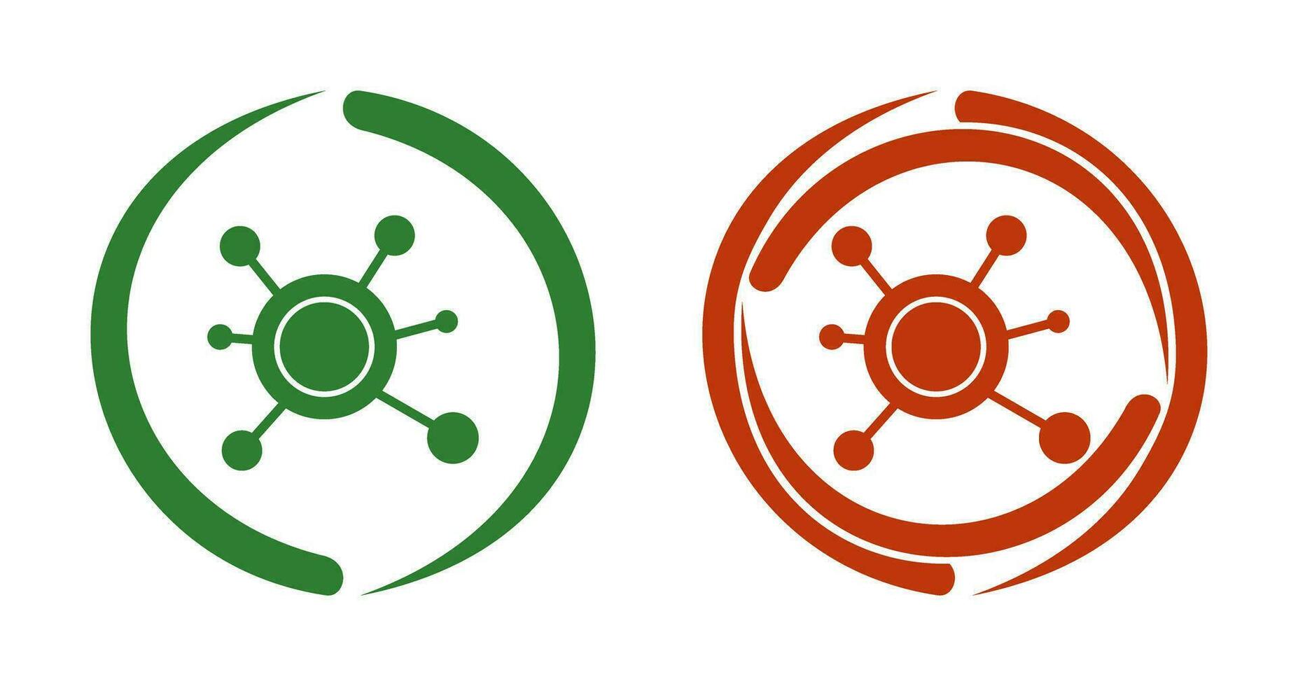 molecuul vector pictogram