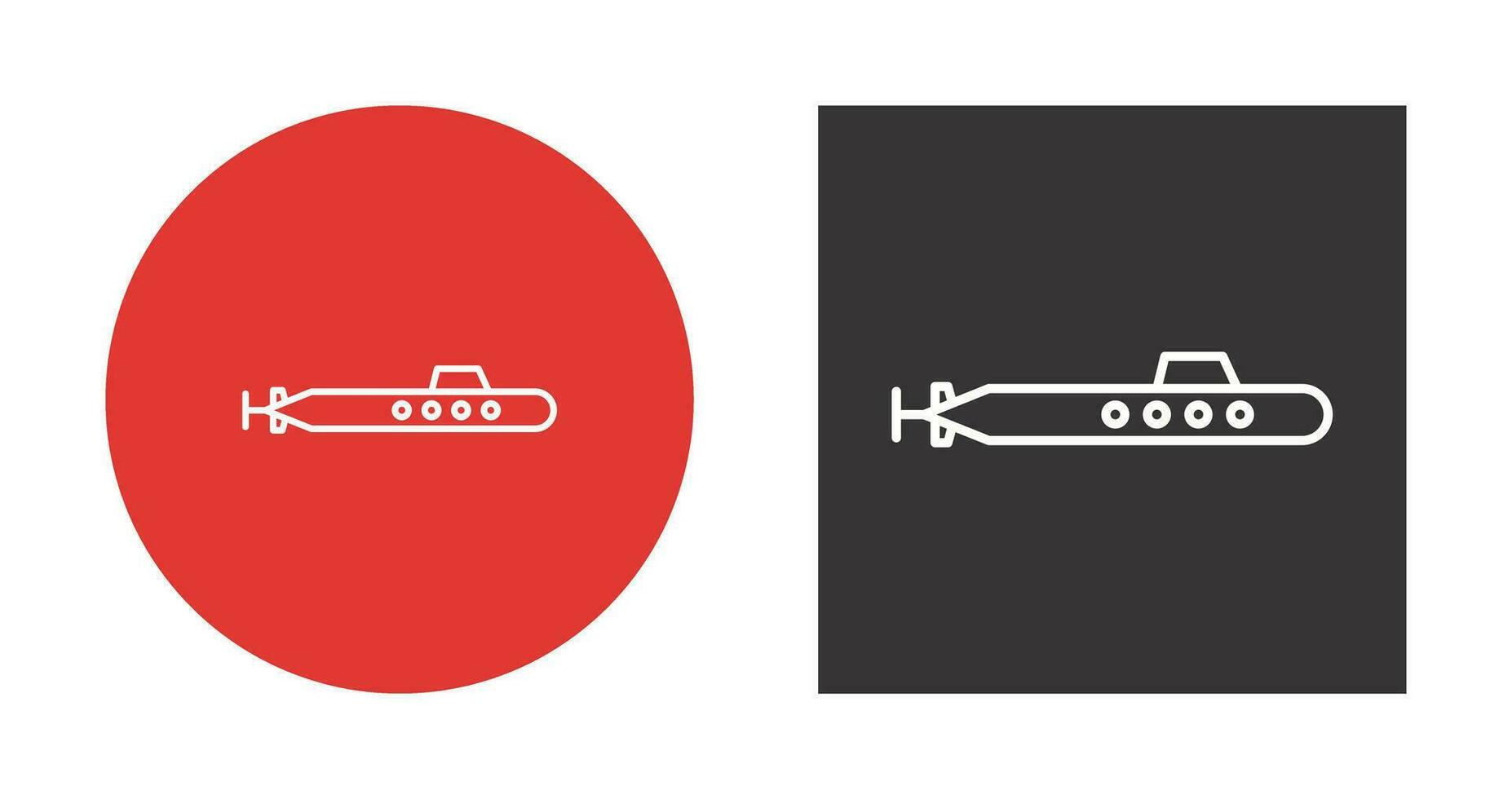 onderzeeër vector pictogram