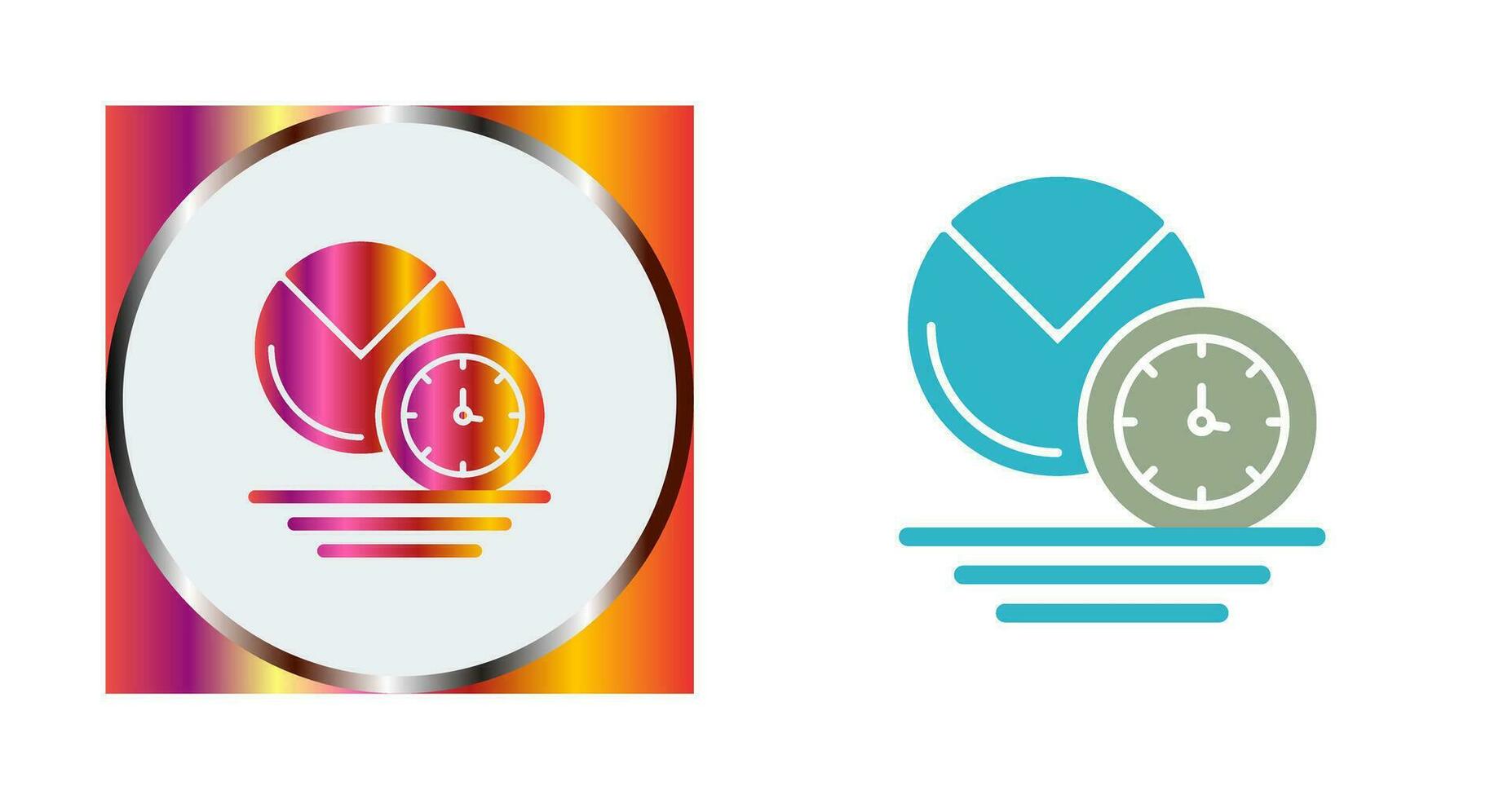 cirkeldiagram vector pictogram