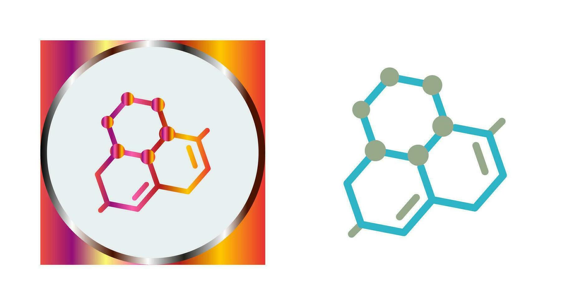 molecuul vector pictogram