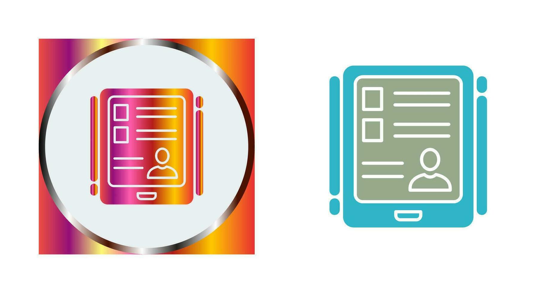 tablet vector pictogram