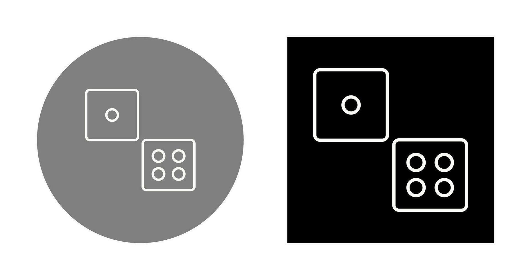 dobbelstenen vector icon