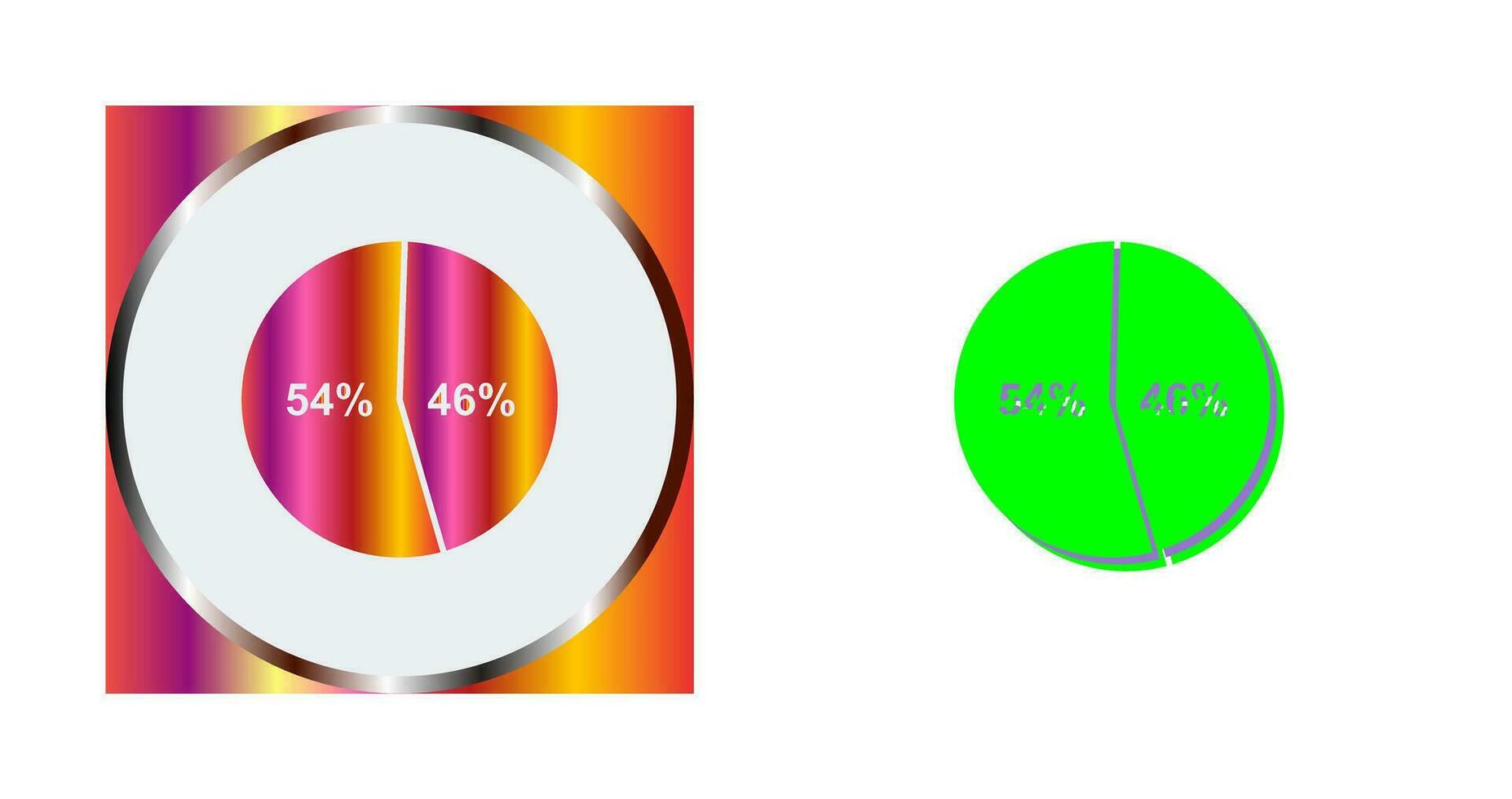 kandidaat statistieken vector icoon