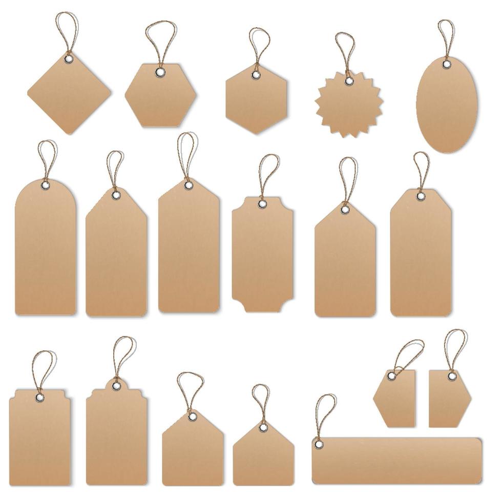 verkoop tags en labels vector sjabloon set