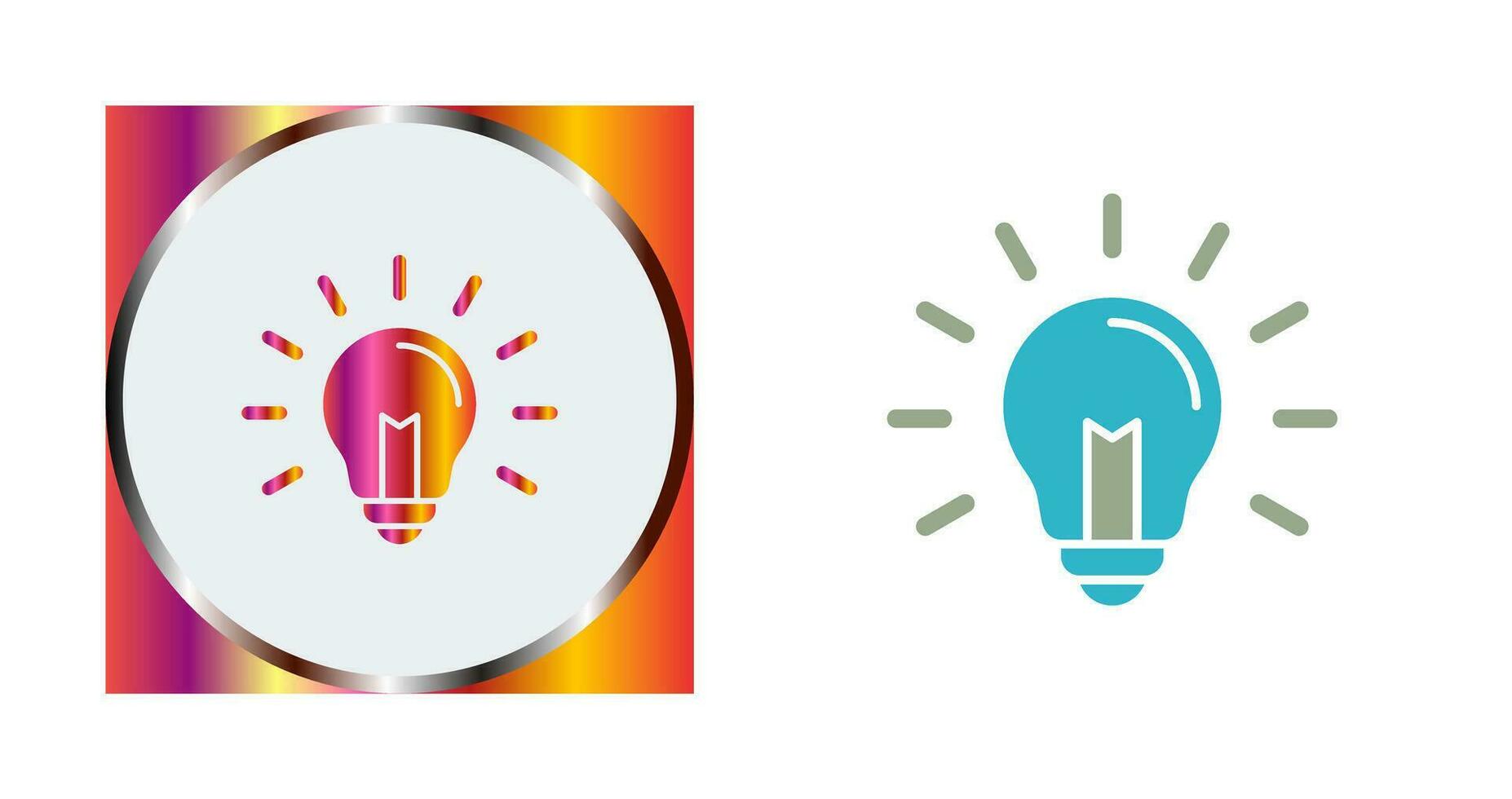 gloeilamp vector pictogram