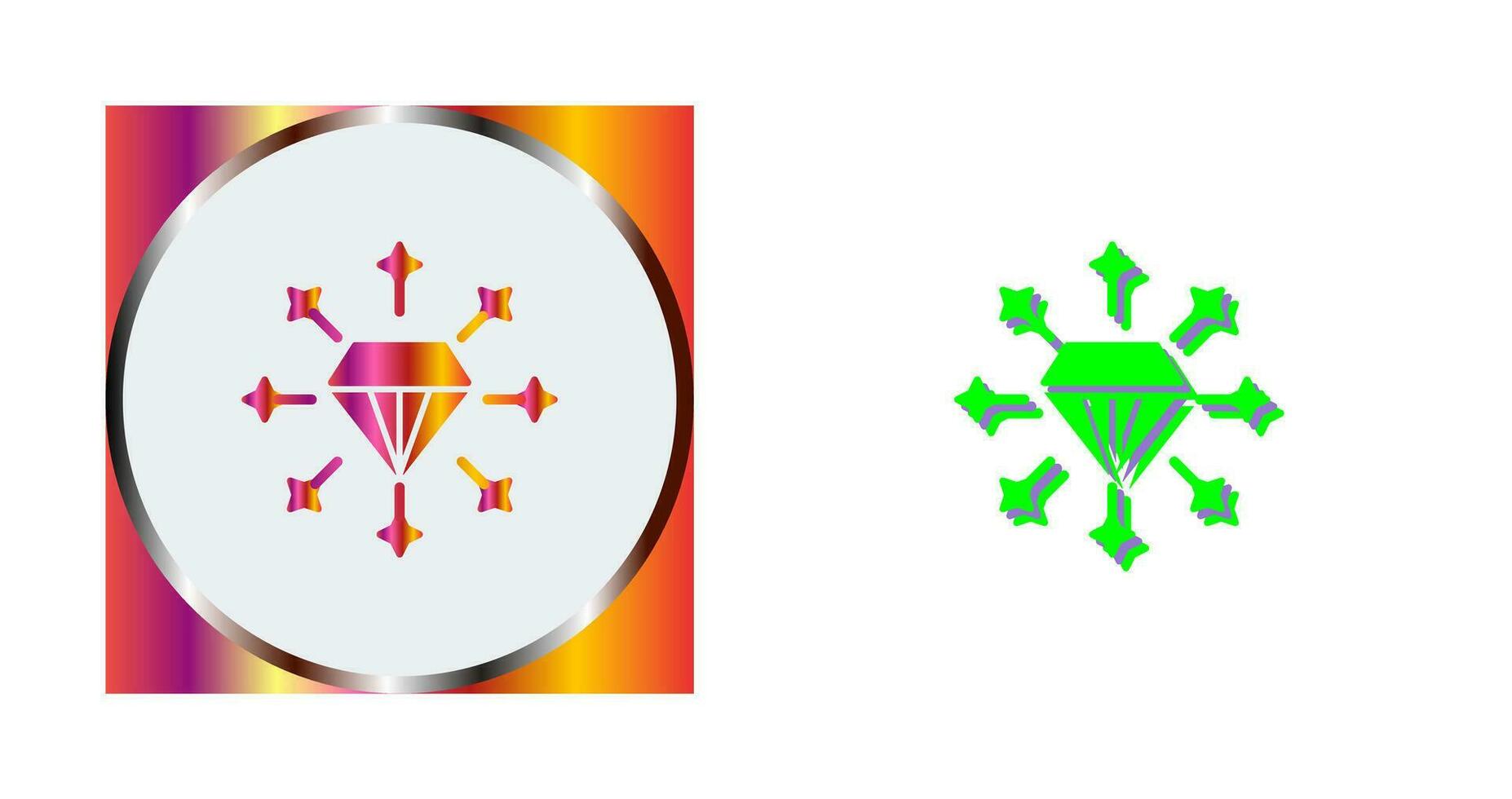 diamant vector pictogram