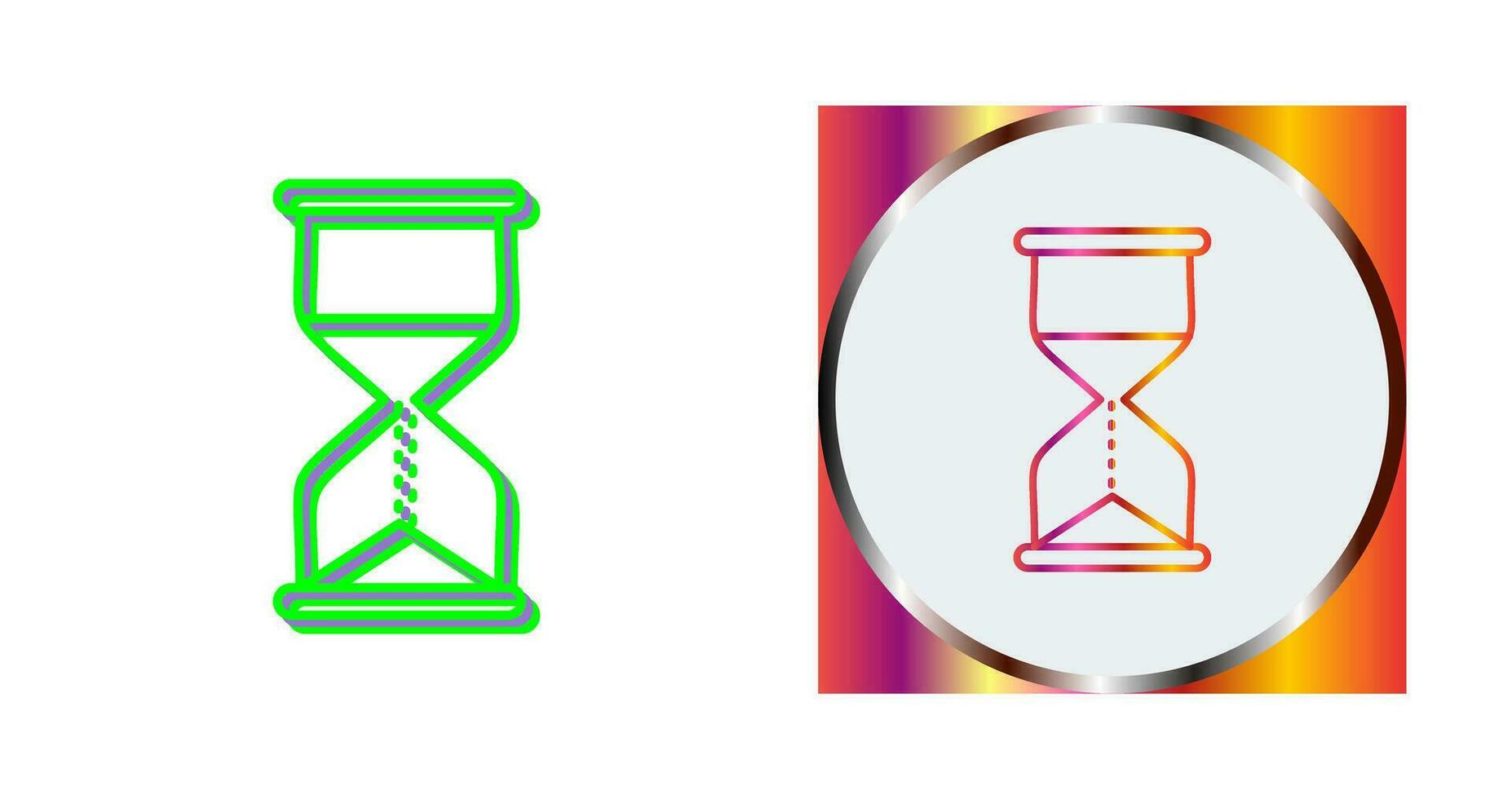 zandloper vector pictogram