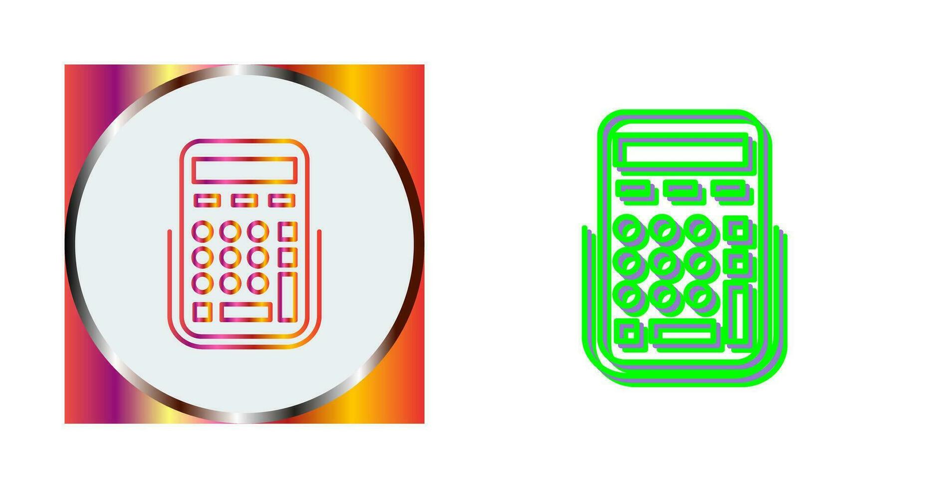 rekenmachine vector pictogram