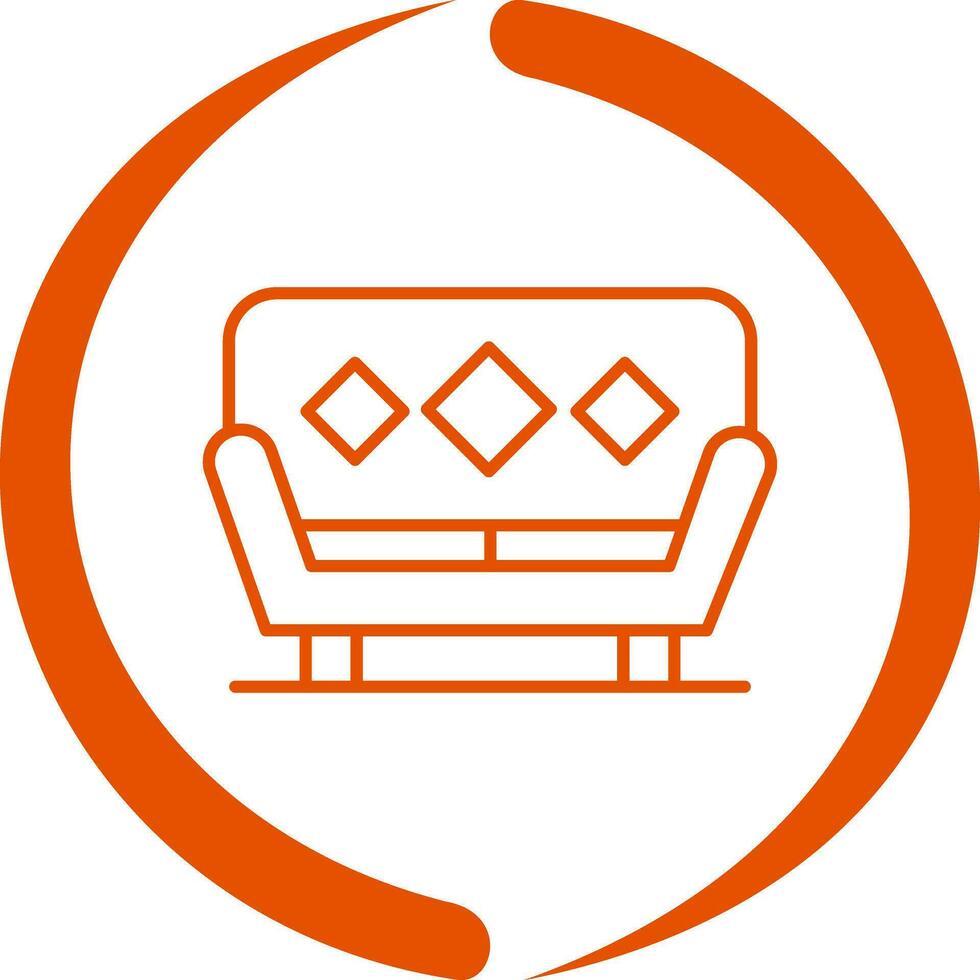 sofa vector icoon