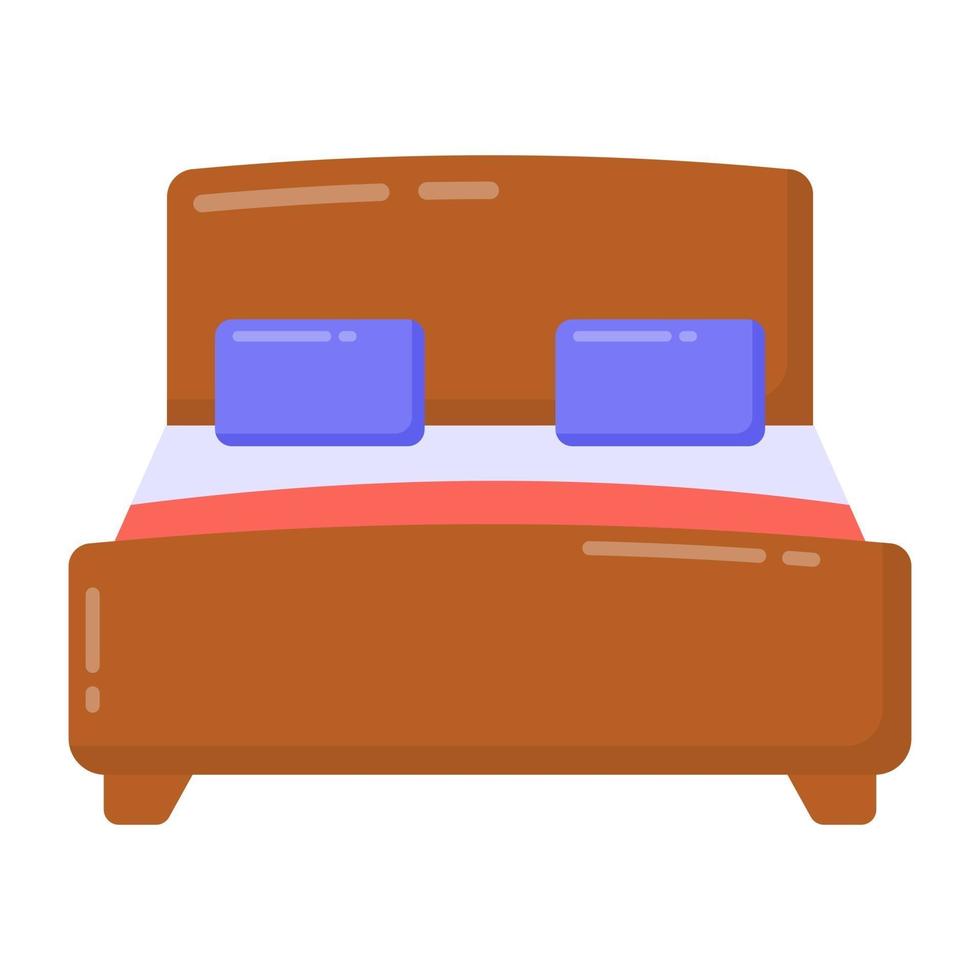 bed en meubels vector