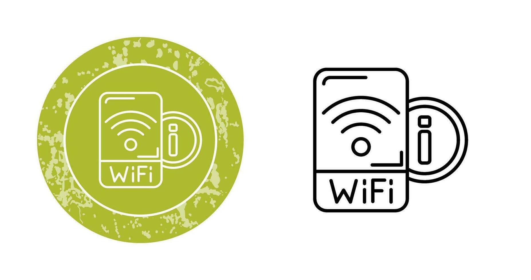 Wifi signaal vector icoon