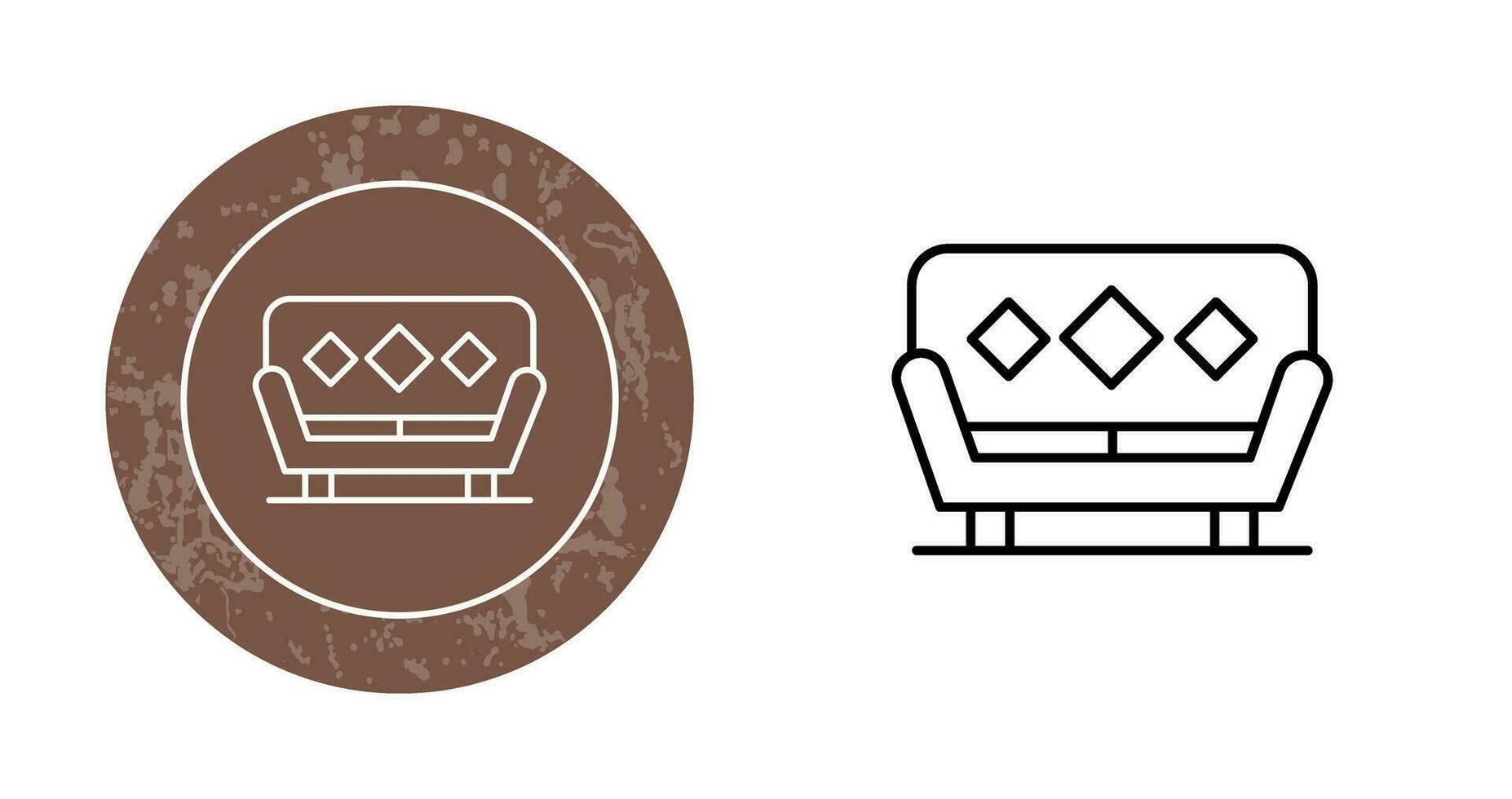 sofa vector icoon