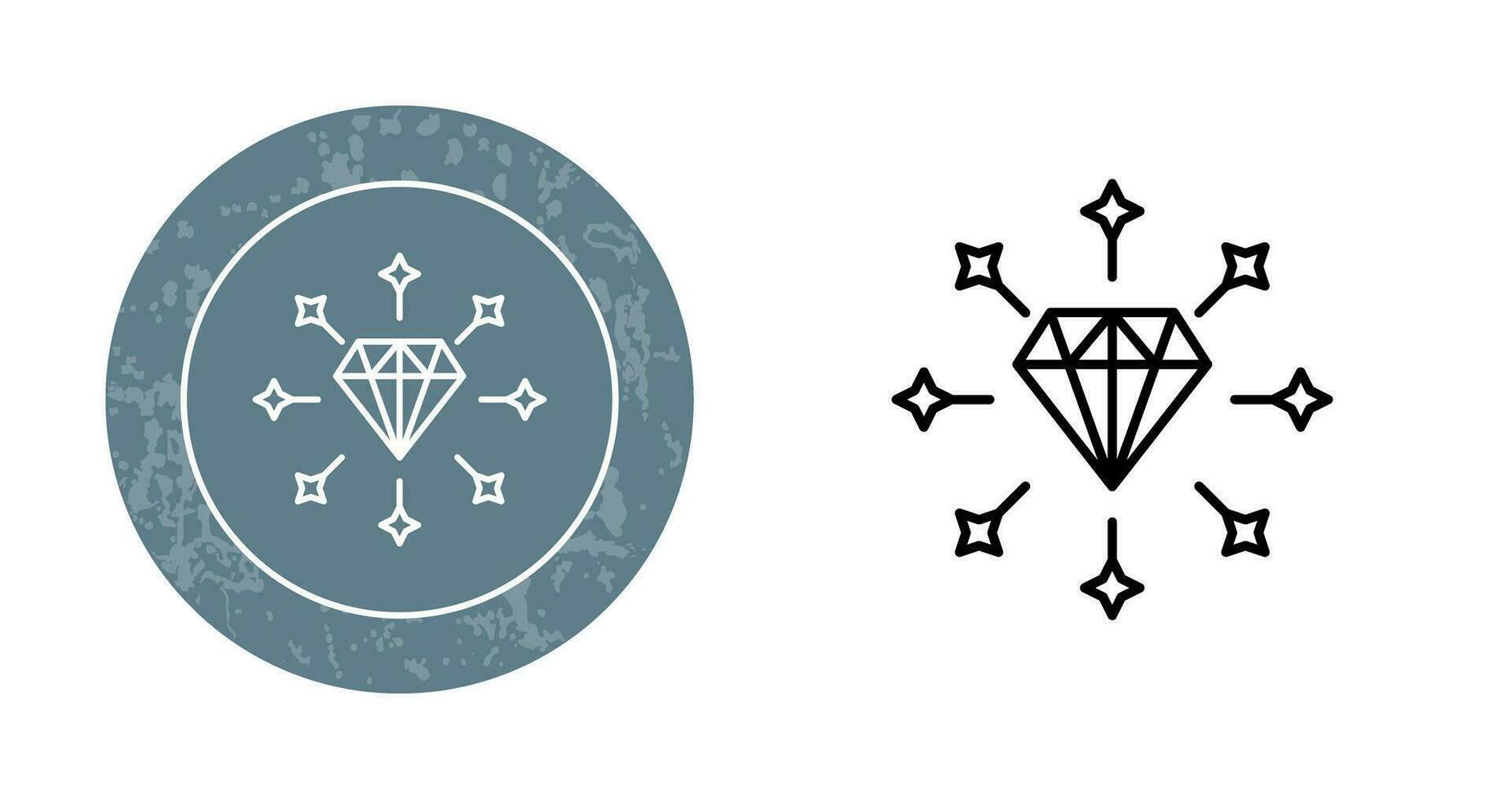 diamant vector pictogram