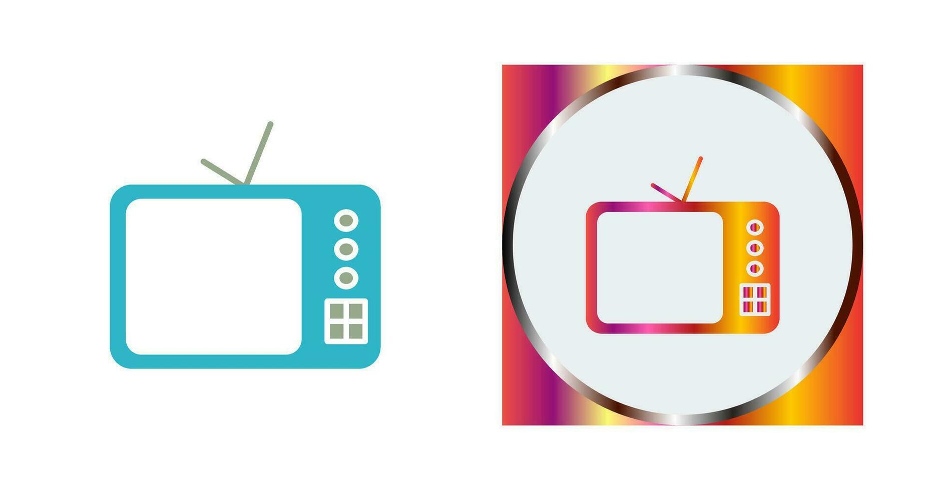 TV reeks vector icoon