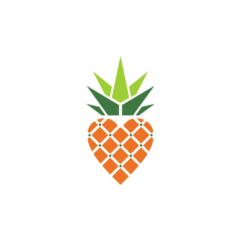 ananas vector logo ontwerp