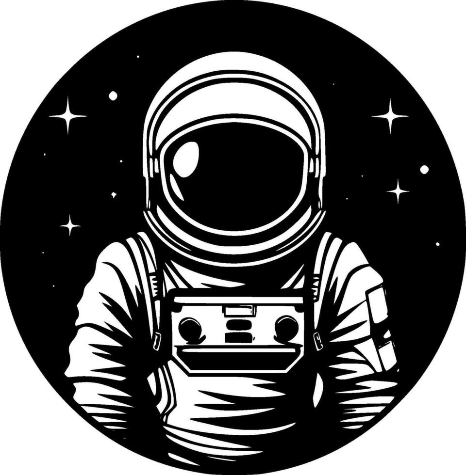 astronaut - hoog kwaliteit vector logo - vector illustratie ideaal voor t-shirt grafisch