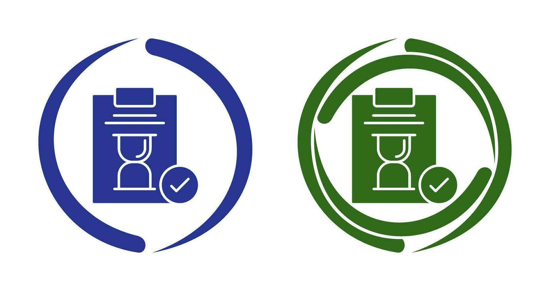 zandloper vector pictogram