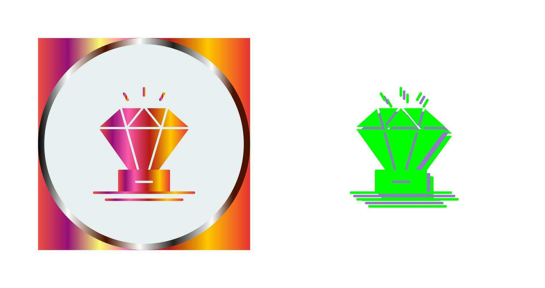 diamant vector pictogram