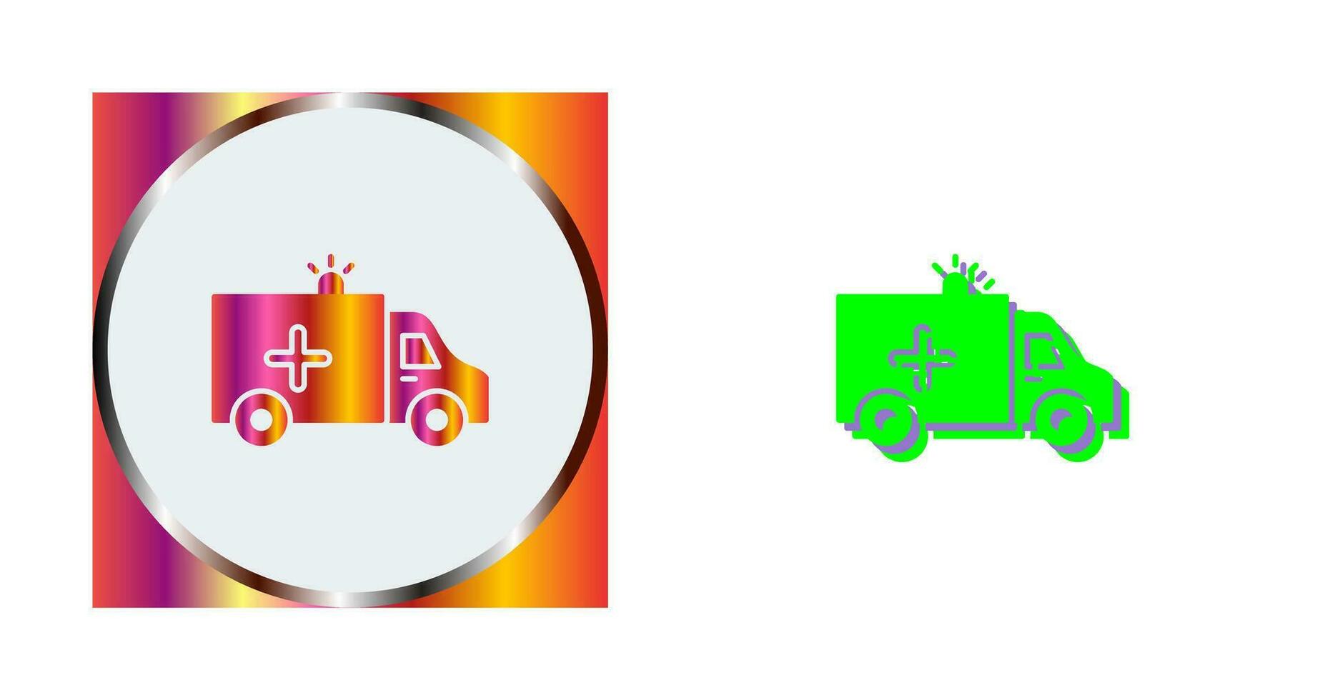 ambulance vector pictogram