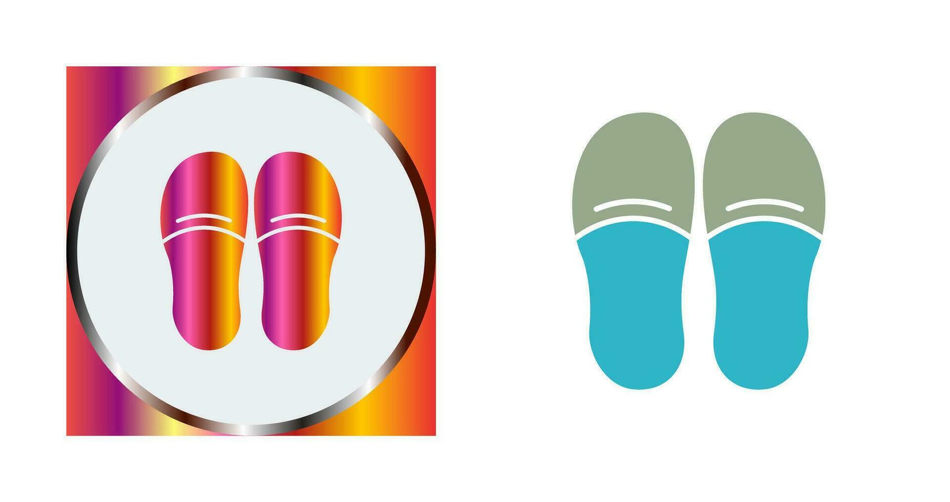 slippers vector icoon