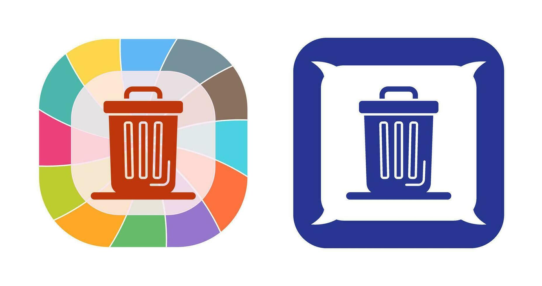 prullenbak vector pictogram