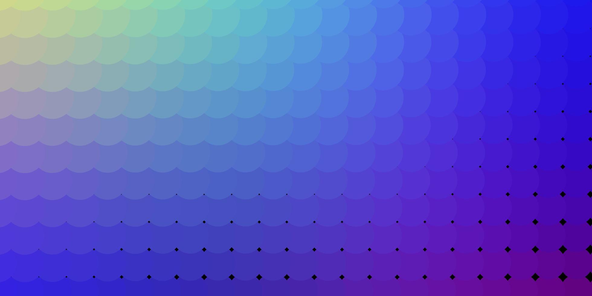 licht veelkleurige vector lay-out met cirkels.