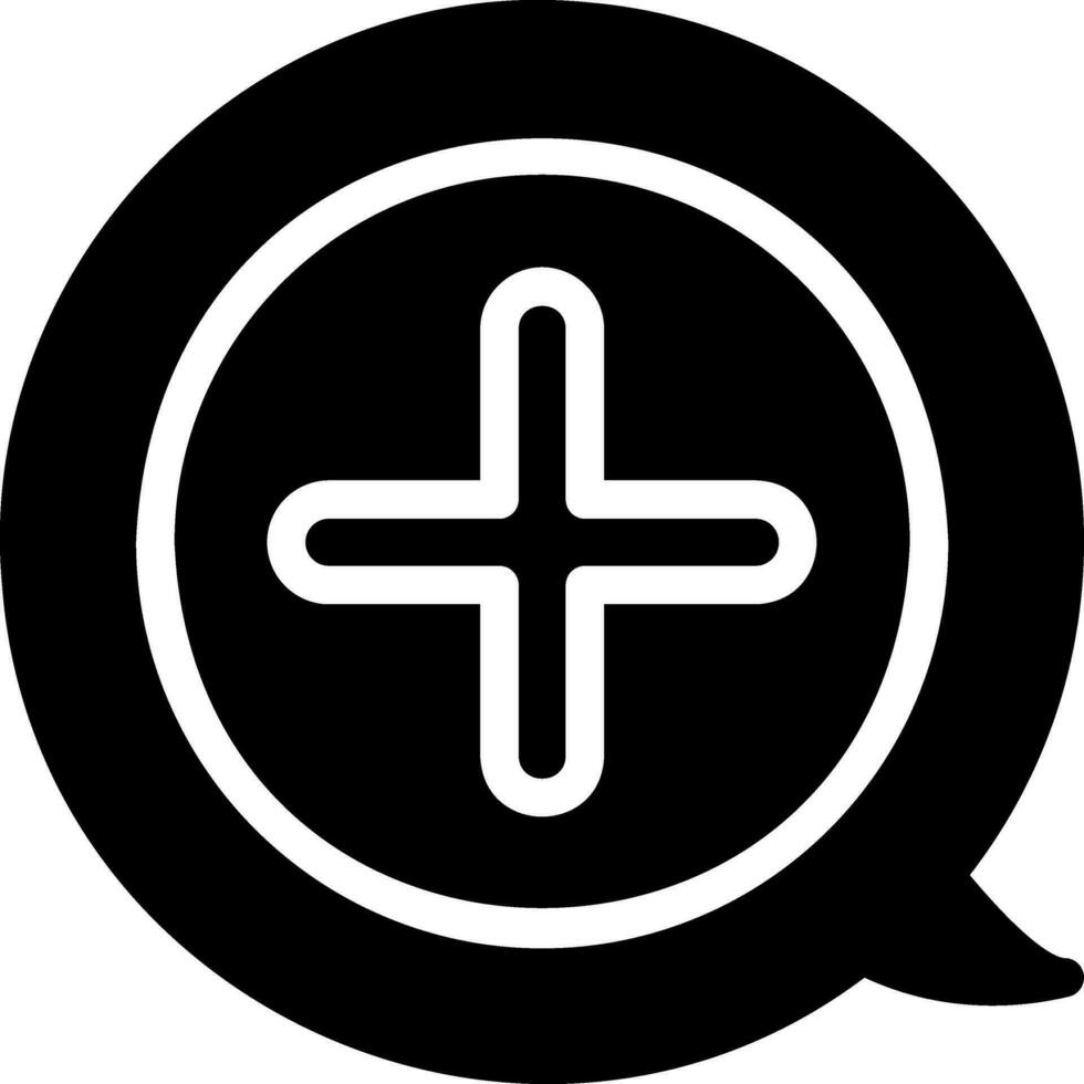 gesprek glyph-pictogram vector