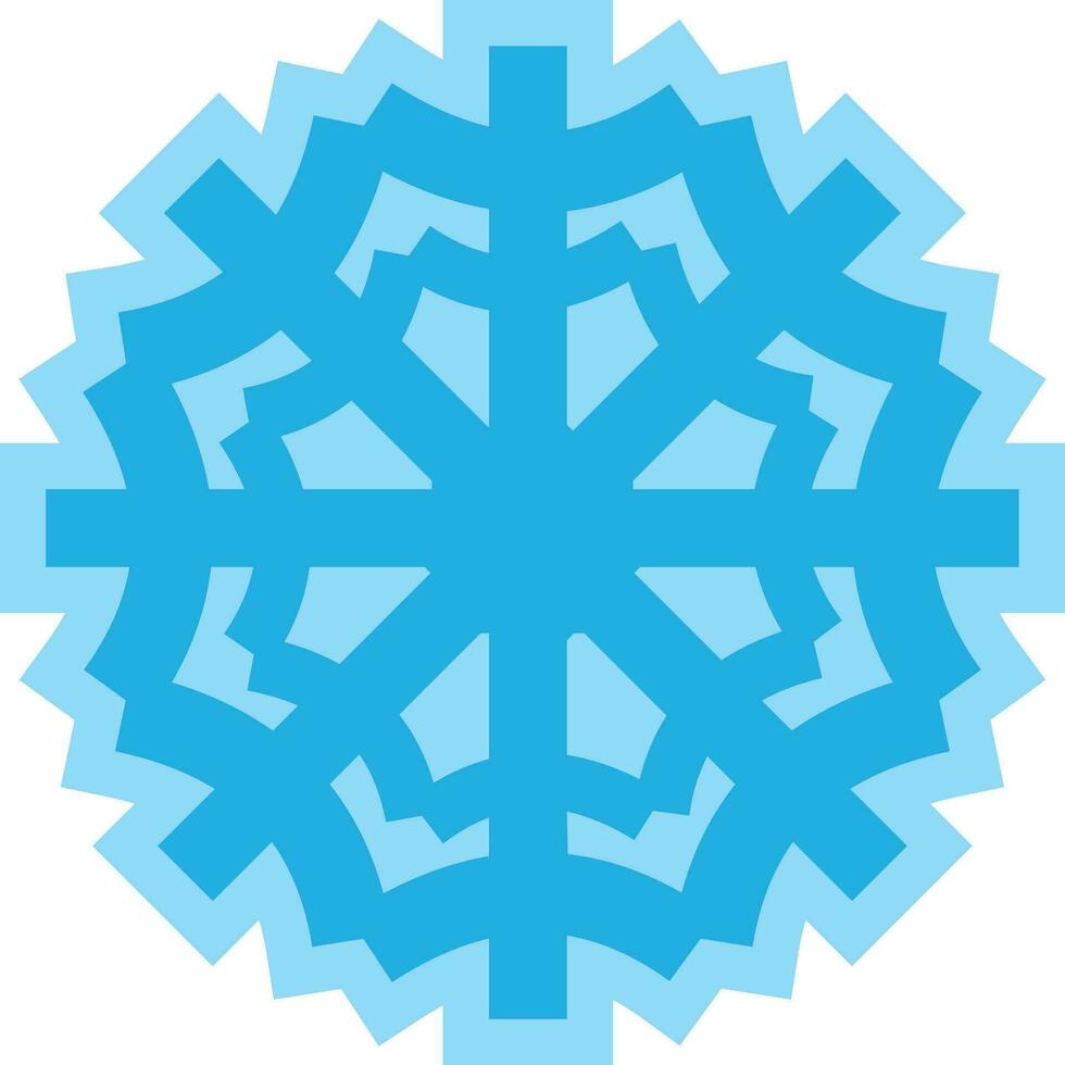 sneeuwvlok icoon bewerkbare vector Aan wit achtergrond