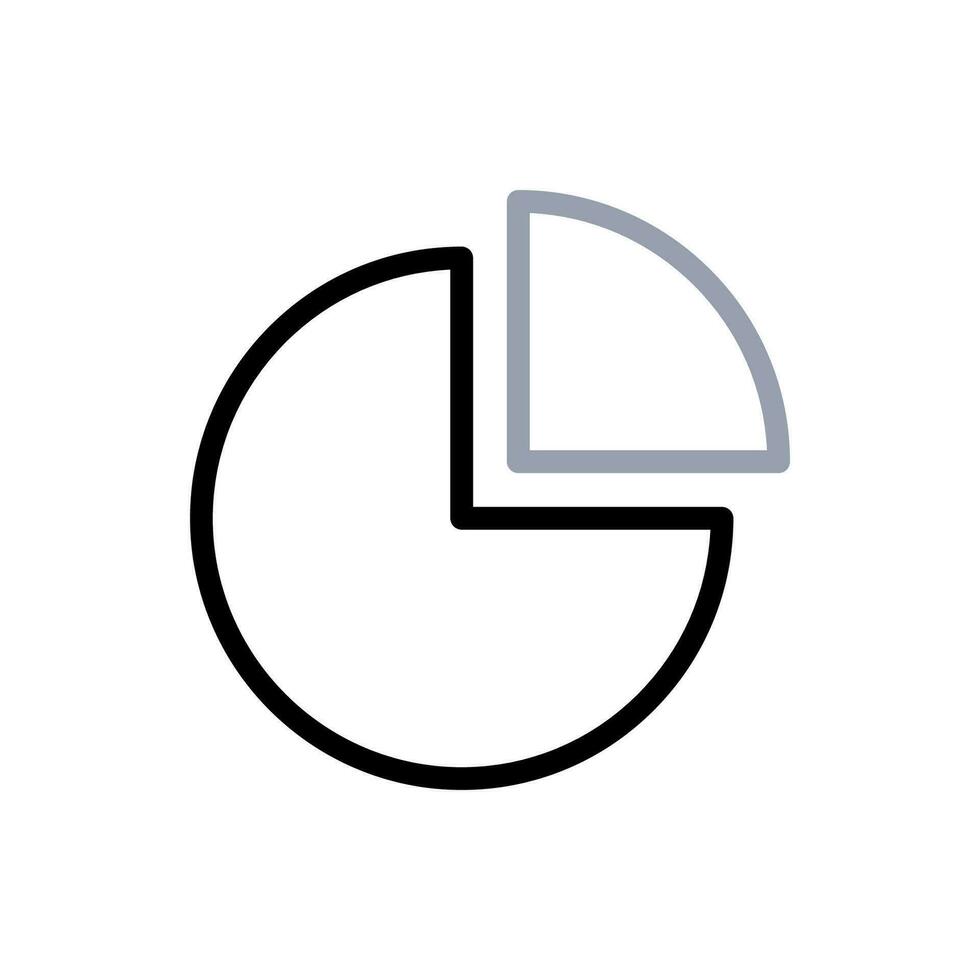 tabel icoon duokleur grijs zwart bedrijf symbool illustratie. vector