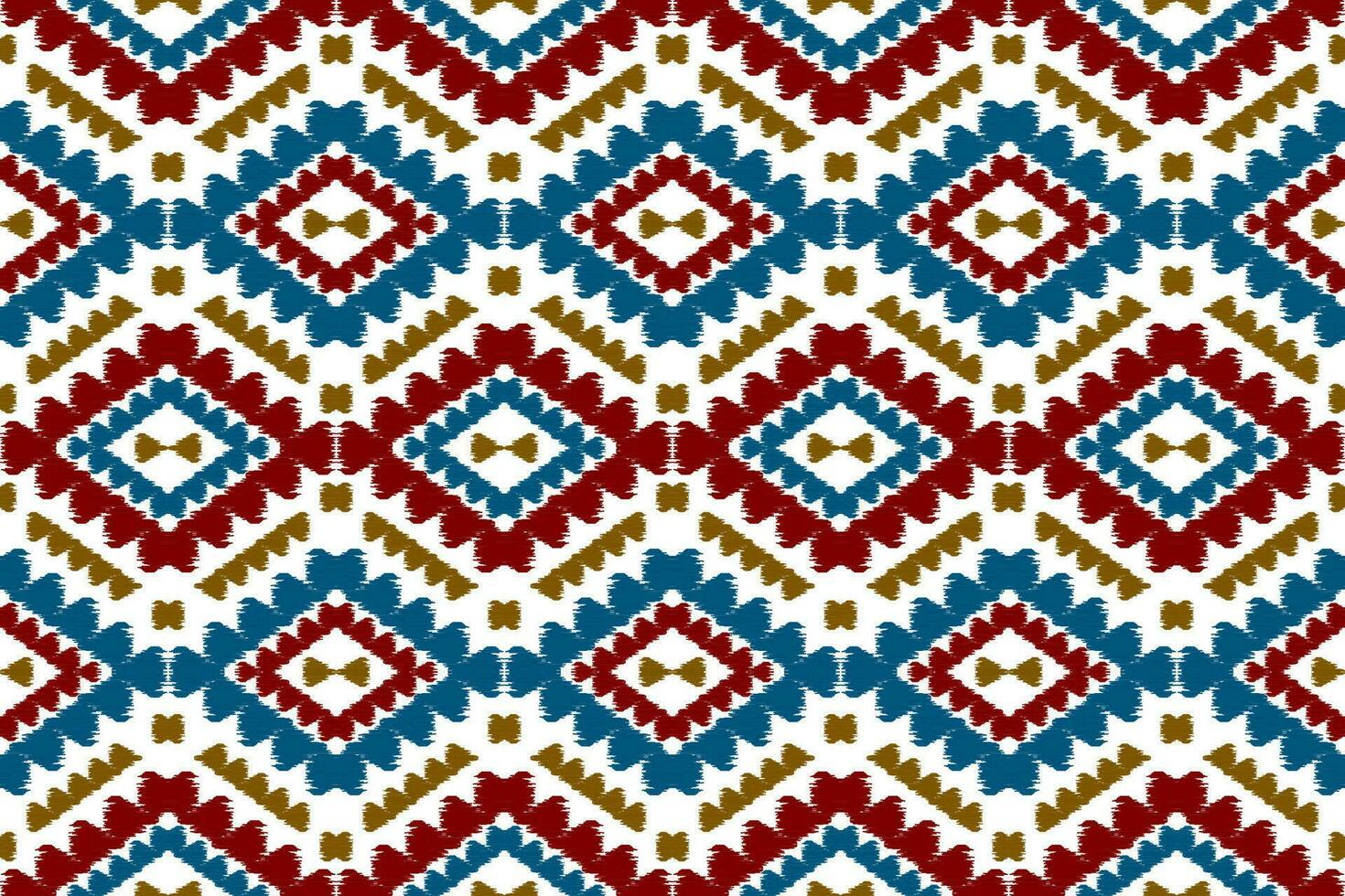 kleding stof ikat patroon kunst. meetkundig etnisch naadloos patroon traditioneel. Amerikaans, Mexicaans stijl. vector