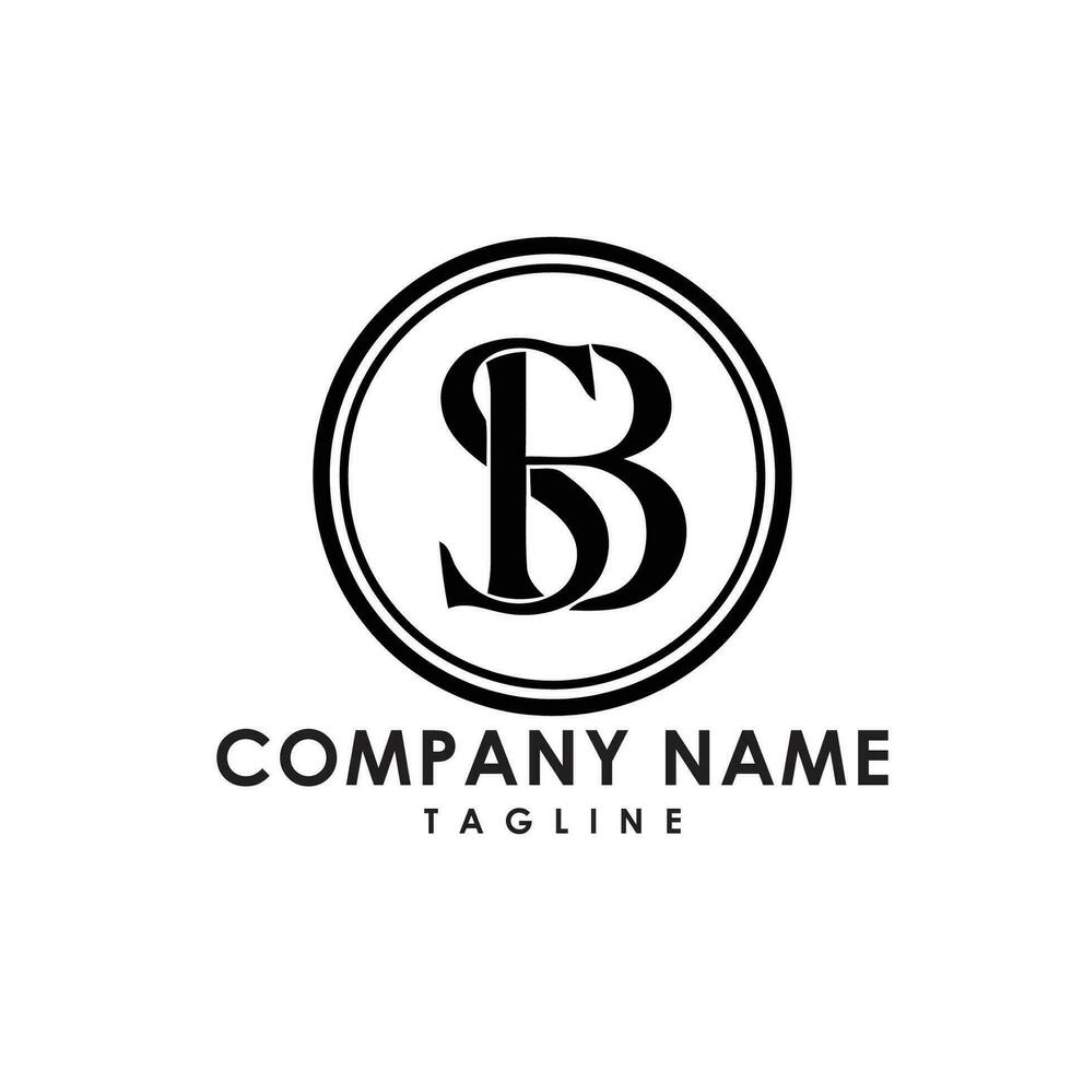 sb logo ontwerp vector
