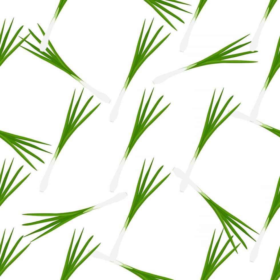 illustratie op thema van heldere patroon groene ui vector