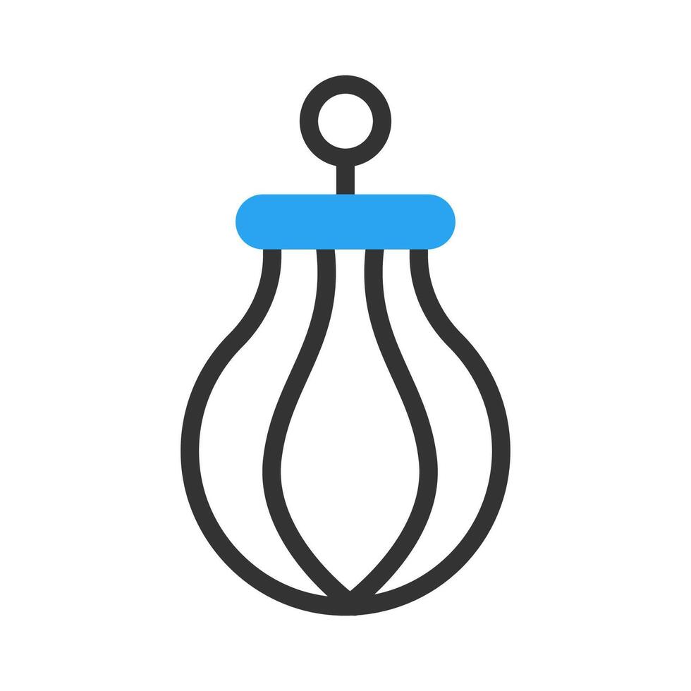 ponsen zak icoon duotoon blauw zwart sport symbool illustratie. vector