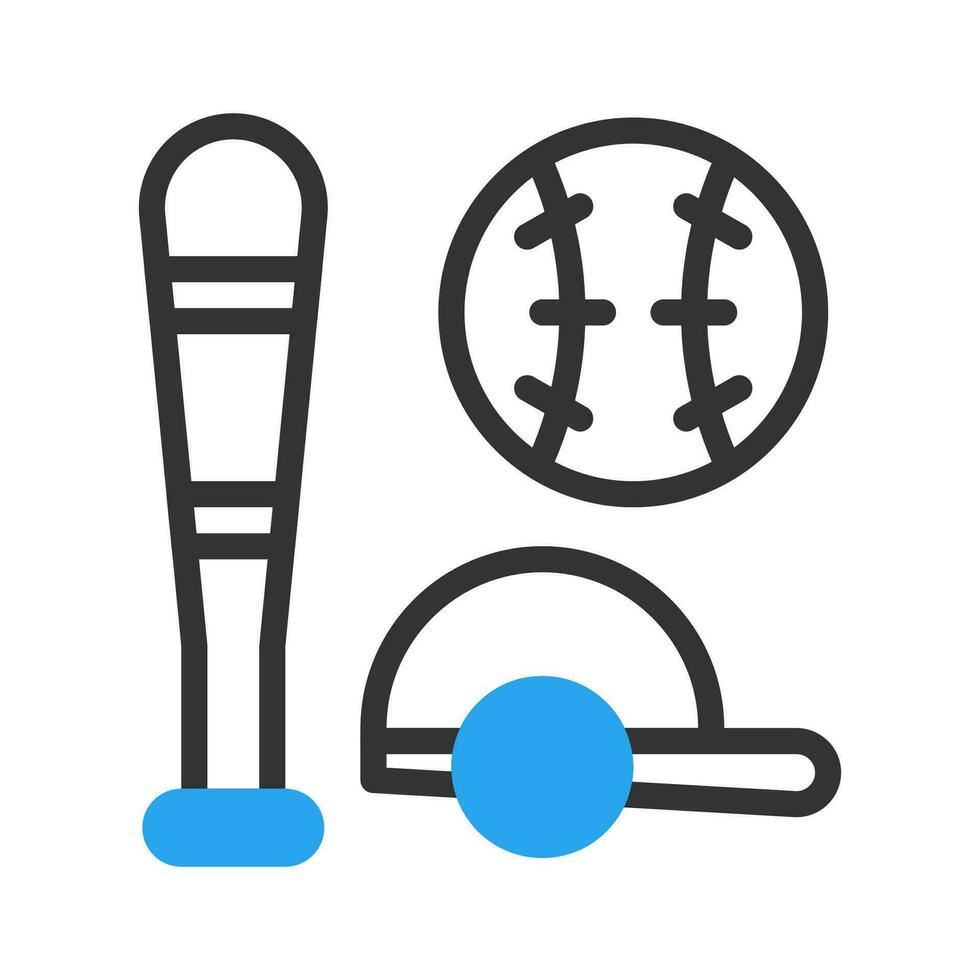 basketbal icoon duotoon blauw zwart sport symbool illustratie. vector
