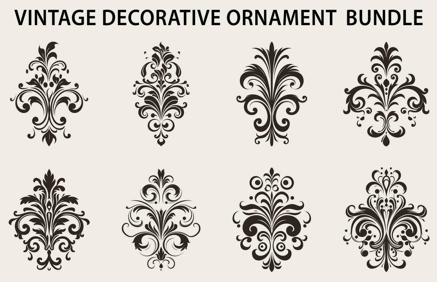 wijnoogst typografisch ontwerp element vector bundel, reeks van kalligrafische vector decoratief ornament element