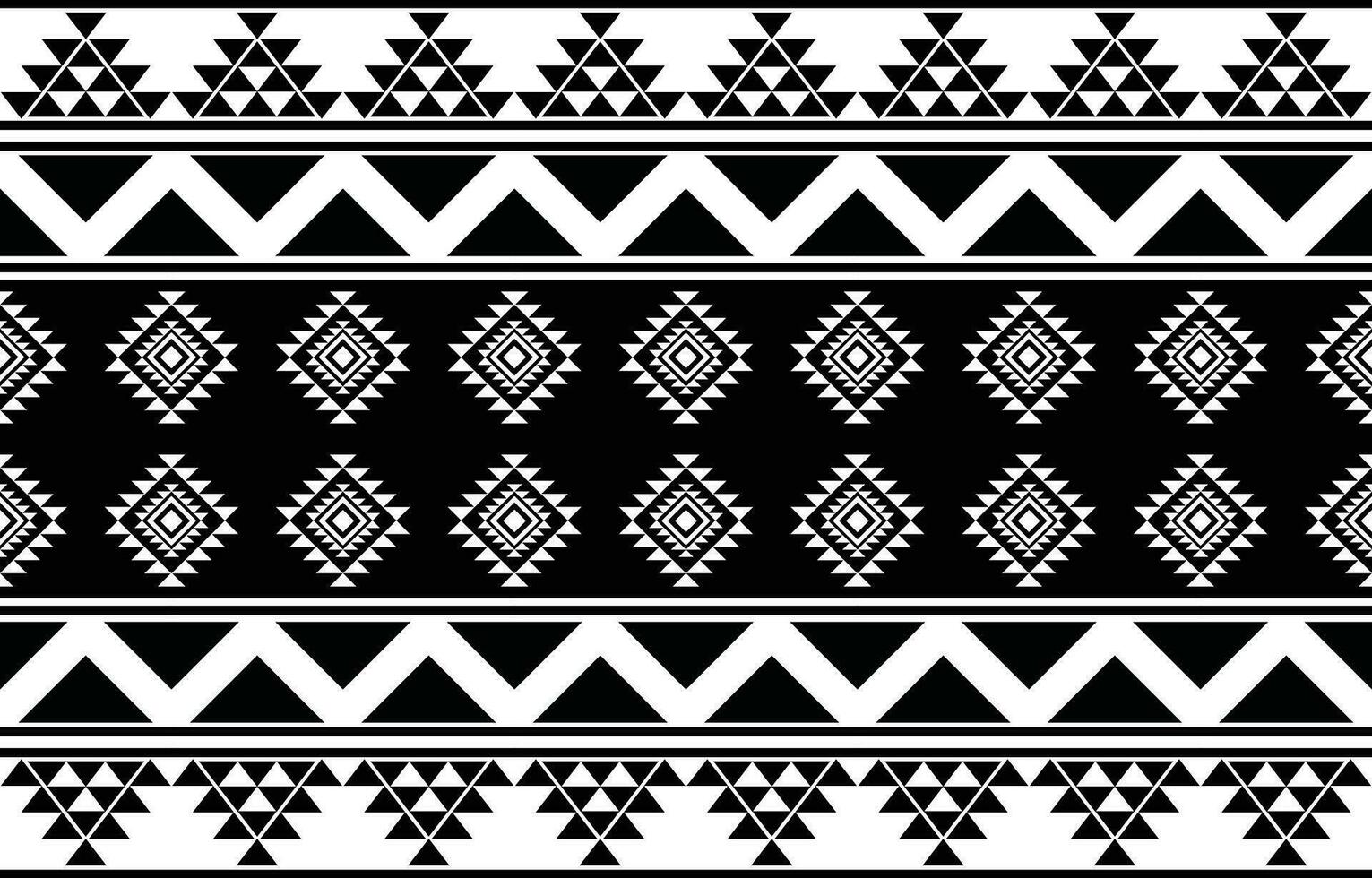 aztec naadloos patroon. tapijt textiel afdrukken structuur tribal ontwerp, meetkundig symbolen voor logo, kaarten, kleding stof decoratief werken. traditioneel afdrukken vector illustratie. Aan zwart en wit achtergrond.