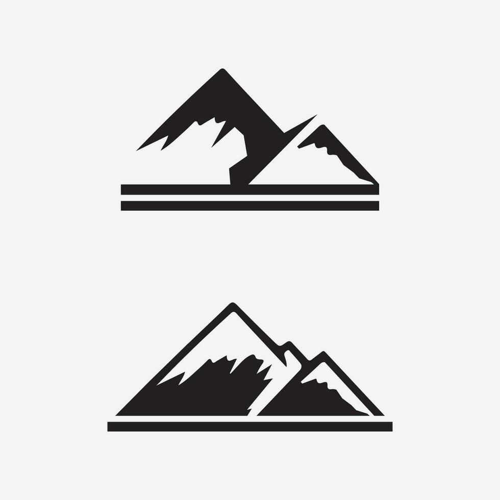 berg pictogram logo vector