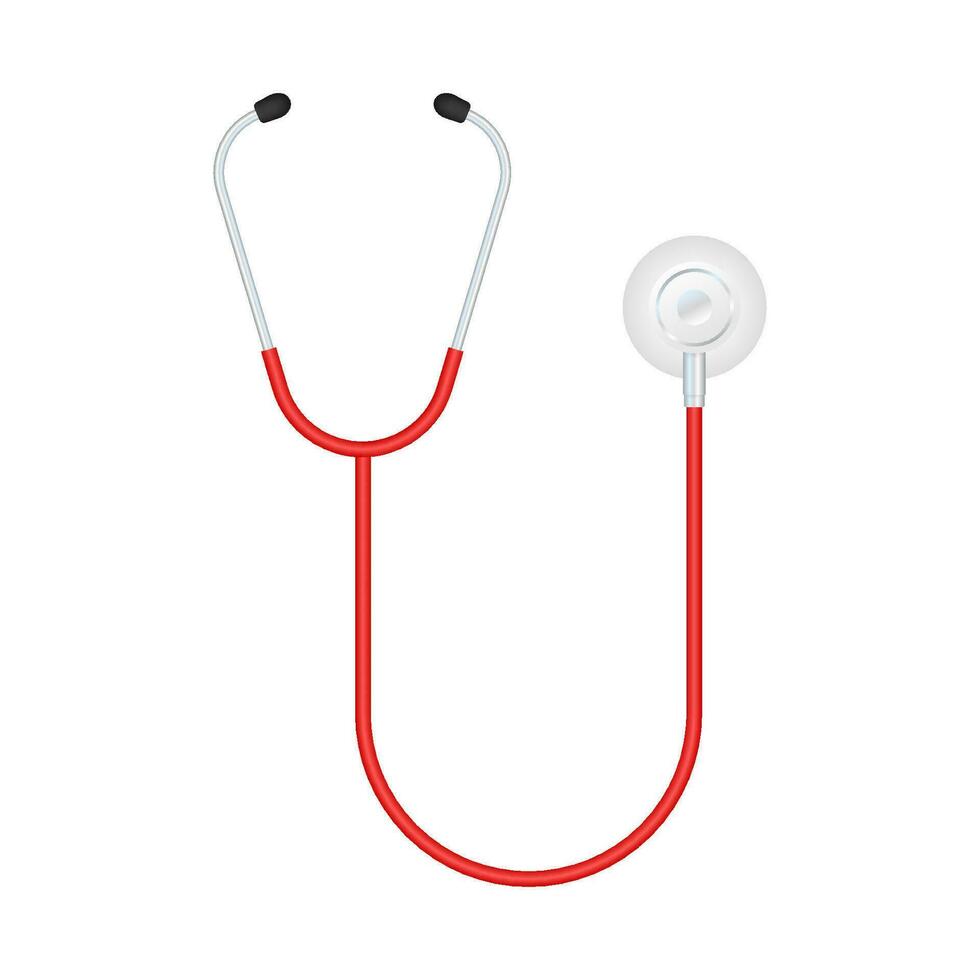 stethoscopen, medisch uitrusting voor dokter. vector voorraad illustratie
