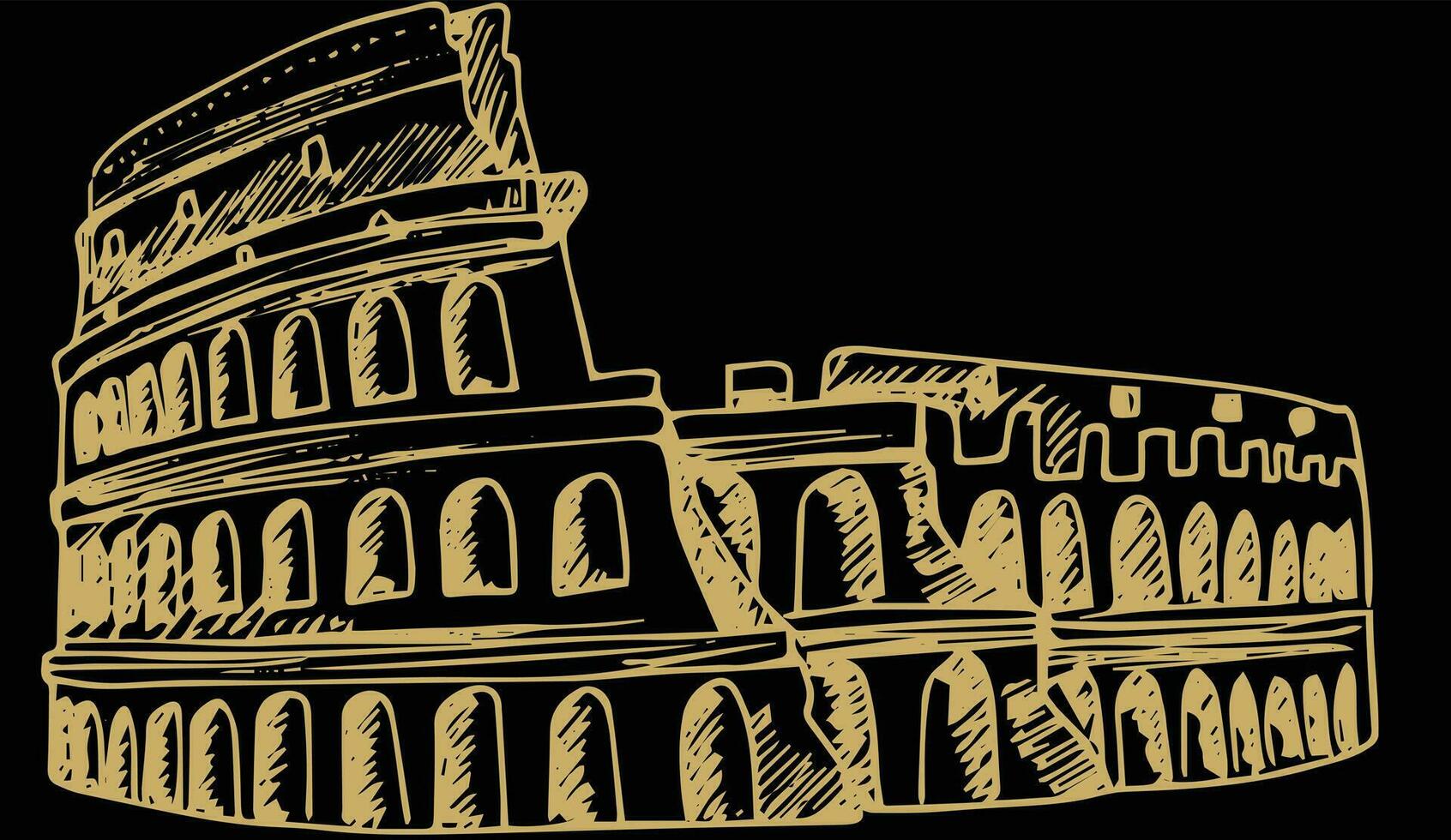 colosseum illustratie ontwerp vector