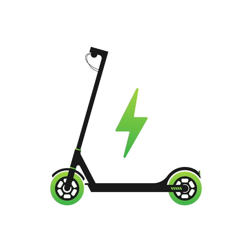 elektrisch scooter icoon. modern levensstijl. eco vervoer voor stad levensstijl. scooter. vector voorraad illustratie