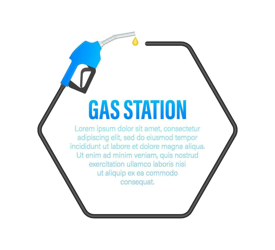 gas- station icoon plaats. brandstof pomp, brandstof station plaats vector