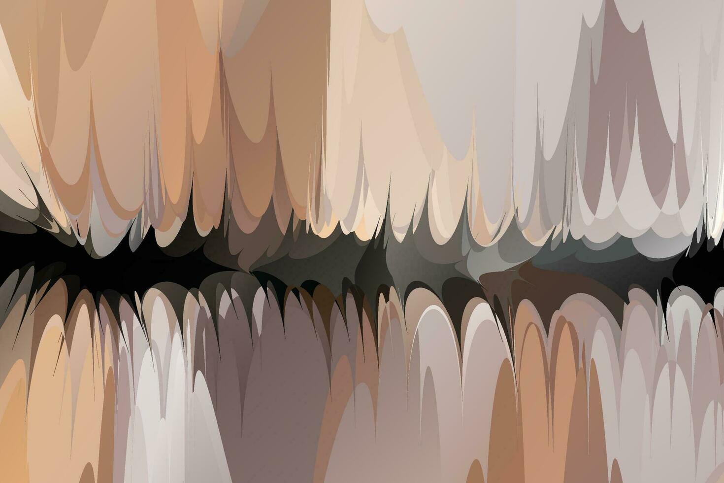 abstract leger bruin woestijn zand storm veld- strepen camouflage patroon leger achtergrond. pastel neutrale geschilderd achtergronden vector