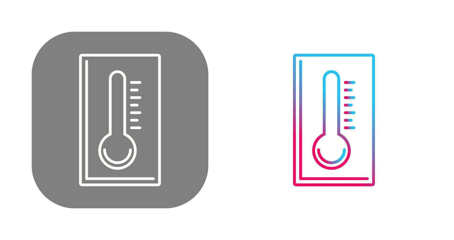 thermometer vector pictogram