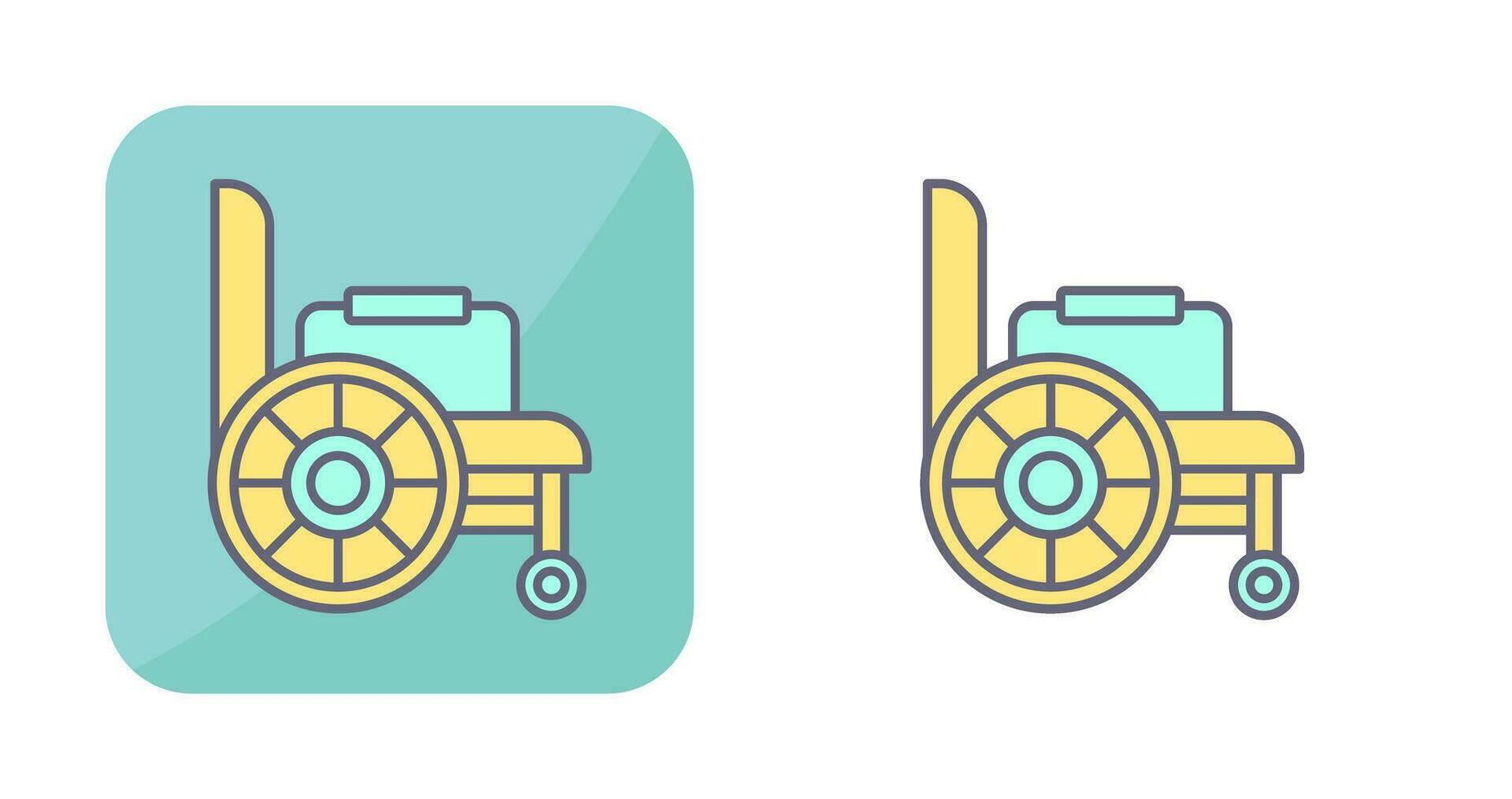 rolstoel vector pictogram