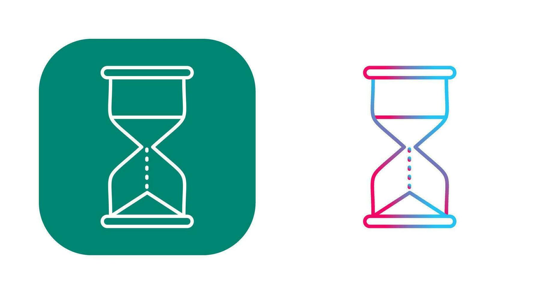 zandloper vector pictogram