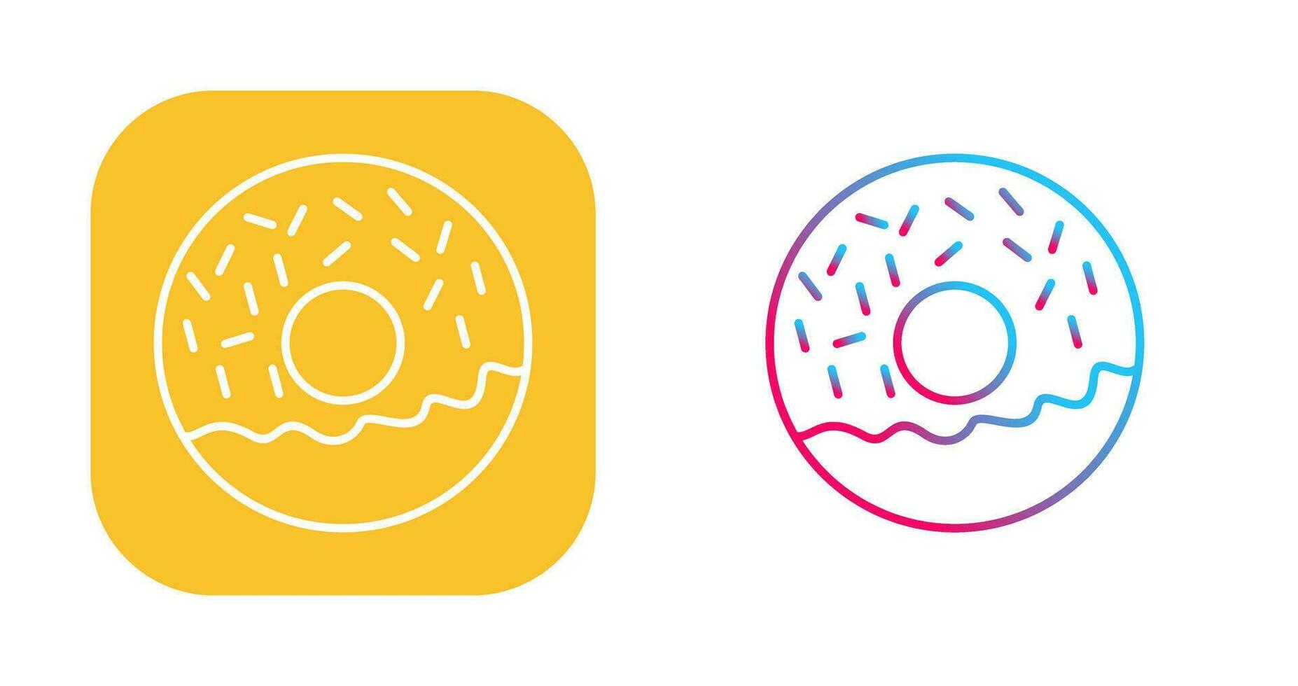 donut vector pictogram