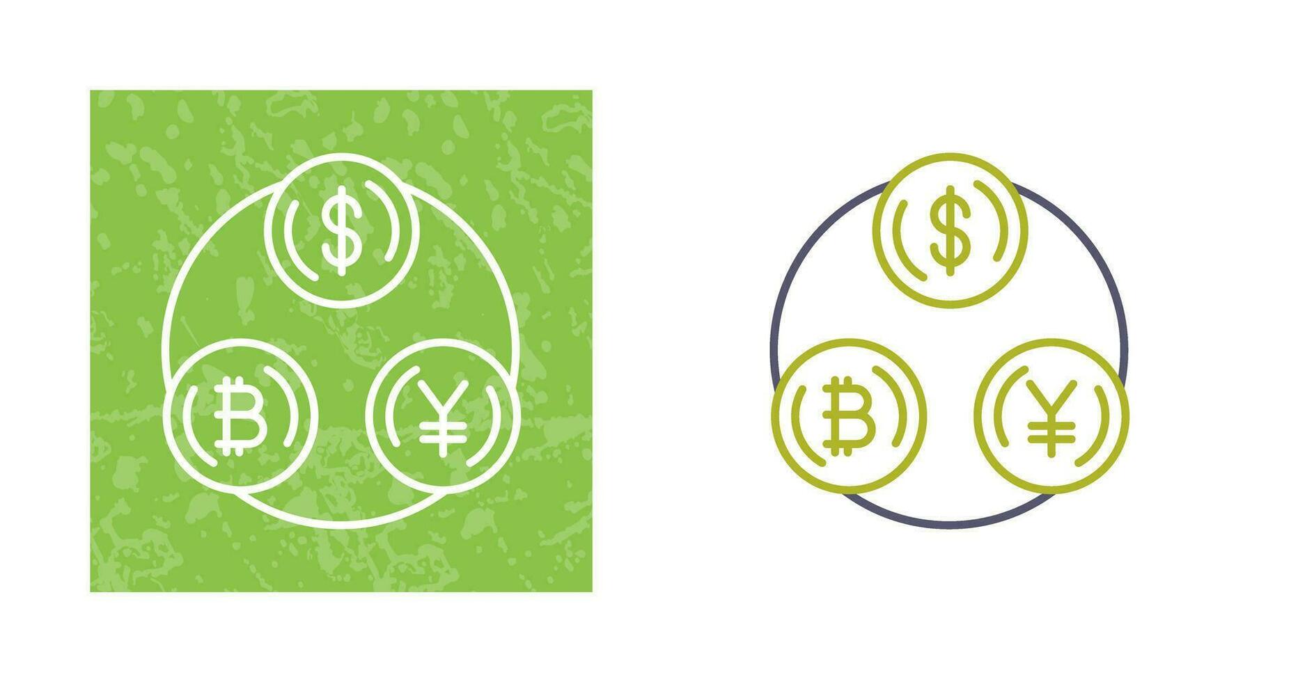 valuta wisselen vector pictogram