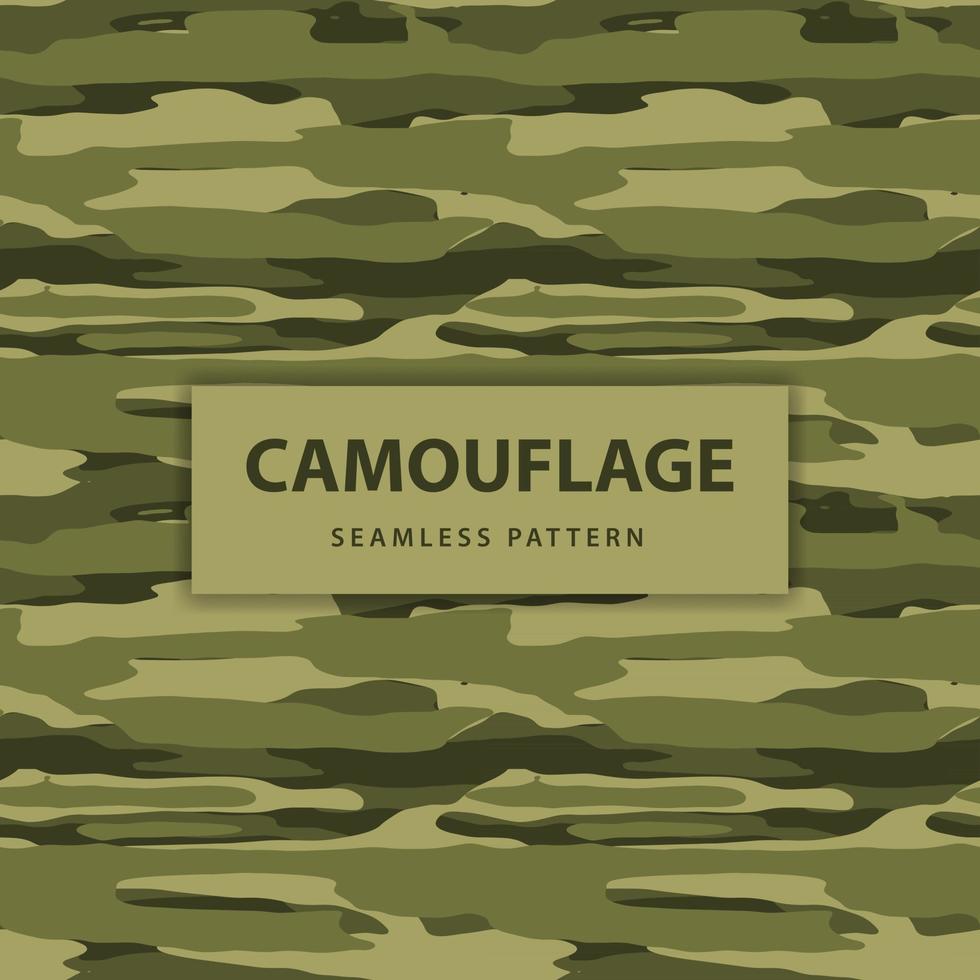 leger en leger camouflage naadloos patroon vector