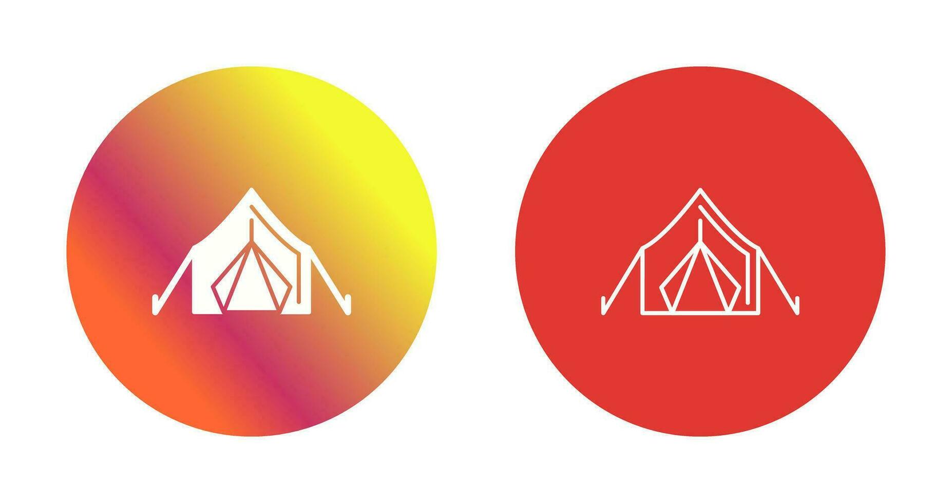 tent vector pictogram